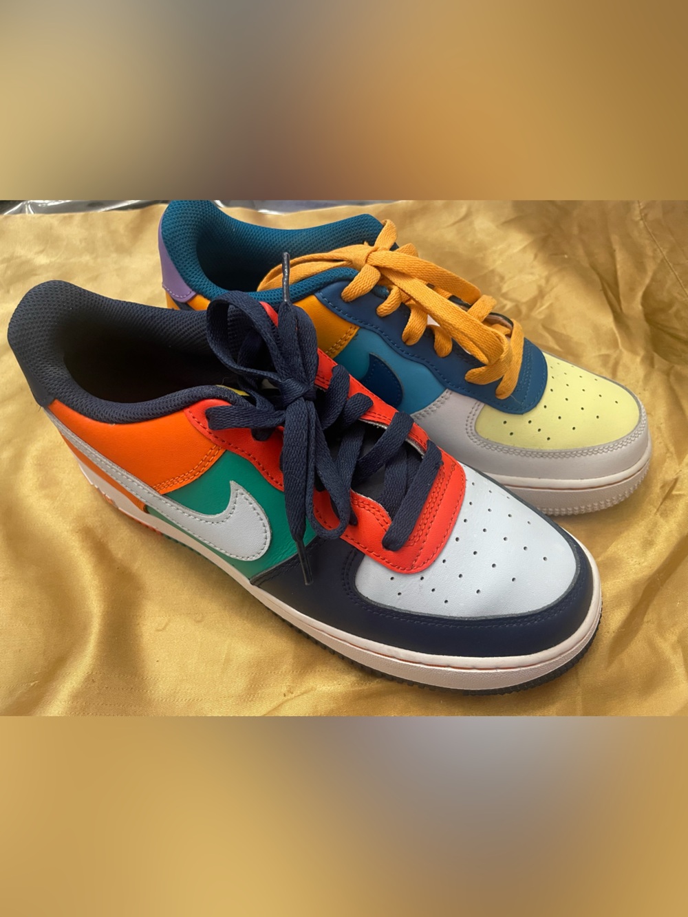 Kids Colorblock Low-Top Sneaker - Multi 7Y